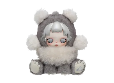 POP MART θ SKULLPANDA Punk Panda Plush Doll