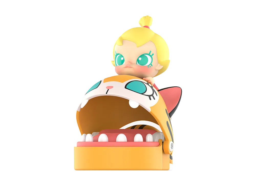 POP MART "Figurine" Baby Molly and Baby Tabby Pulling a Prank Figure