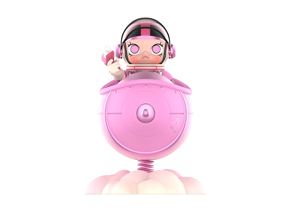 POP MART "MEGA COLLECTIONS" MEGA SPACE MOLLY 100% Blooming Series-Vanda Miss Joaquim (Singapore)