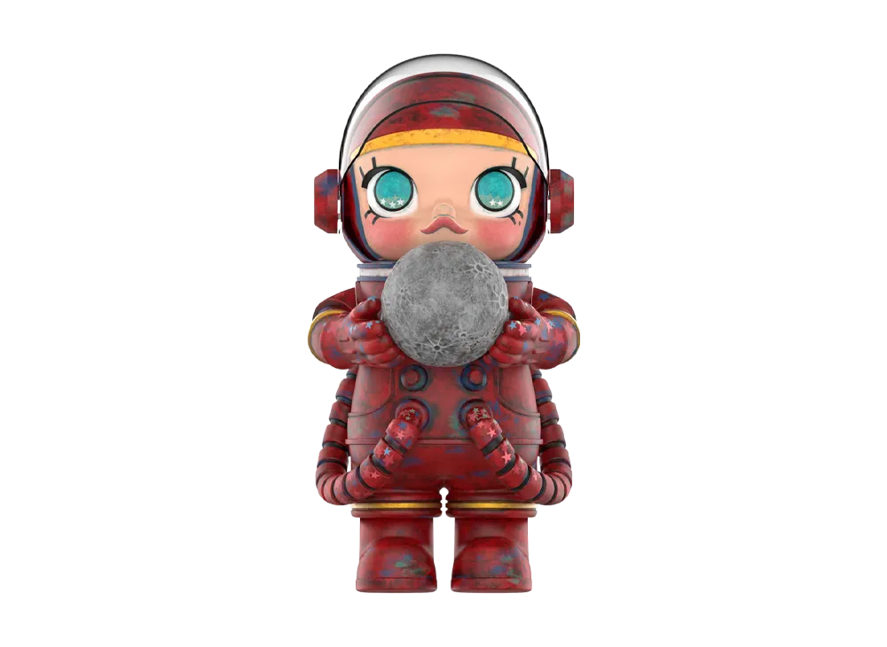 POP MART "MEGA COLLECTIONS" MEGA SPACE MOLLY 1000% Hello,Moon