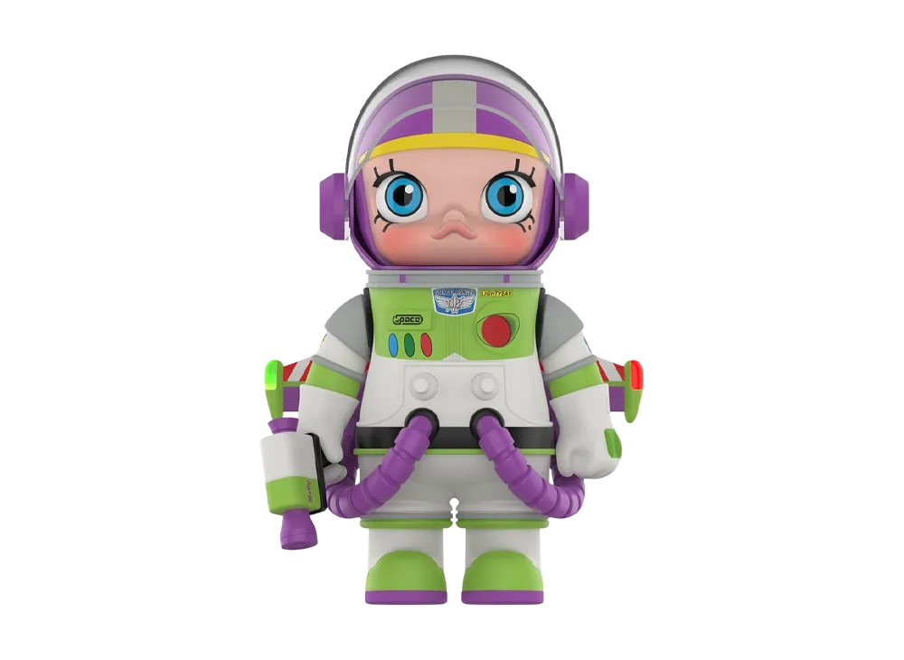 【日本未発売】ポップマート Space Molly 400% バズライトイヤー MEGA SPACE MOLLY 400% BUZZ LIGHTYEAR - POP MART (Japan)