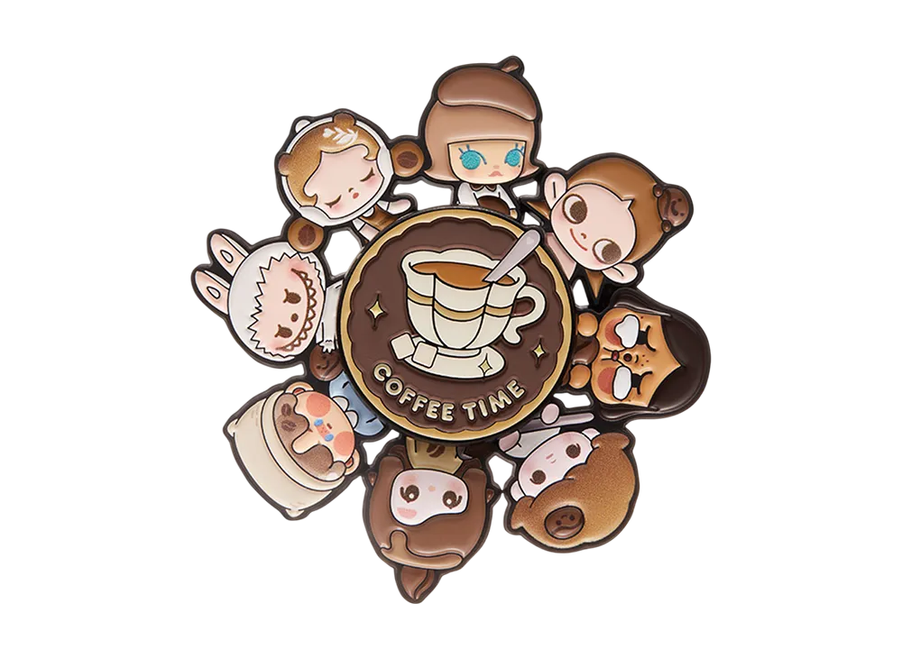 POP MART POP BEAN Coffee Factory Series - Spinning Badge