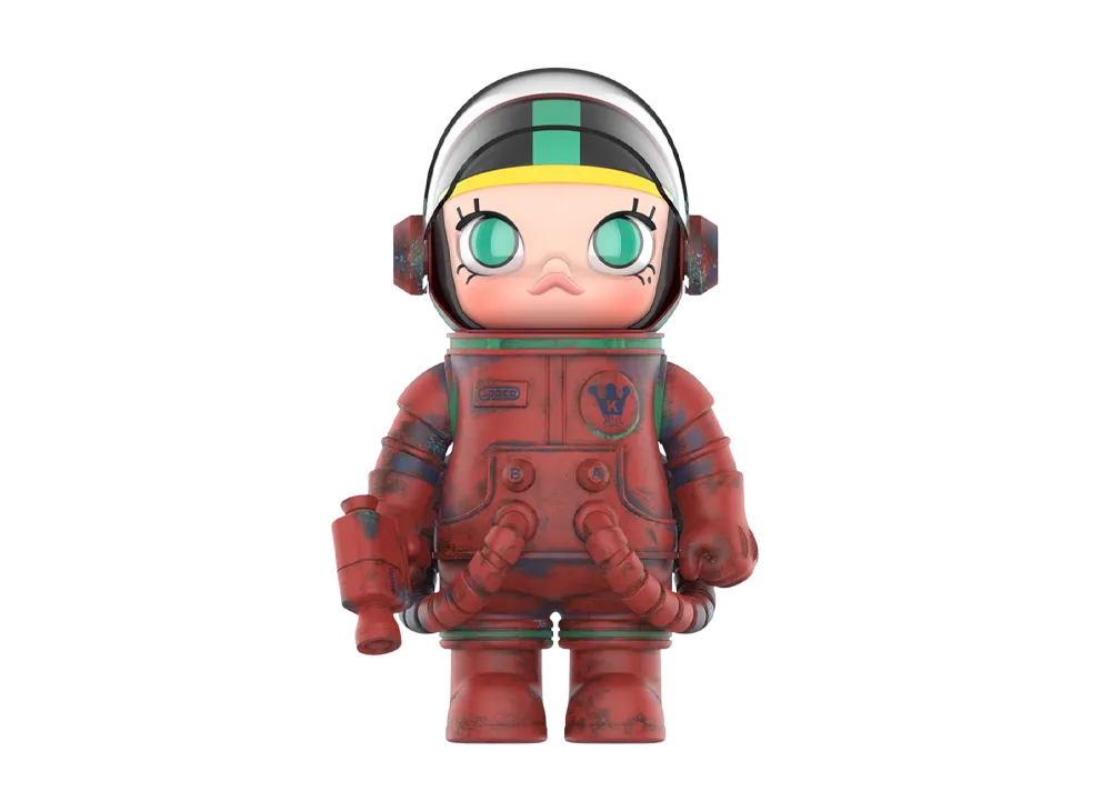 POP MART "MEGA COLLECTIONS" MEGA SPACE MOLLY 400% Hello,Moon