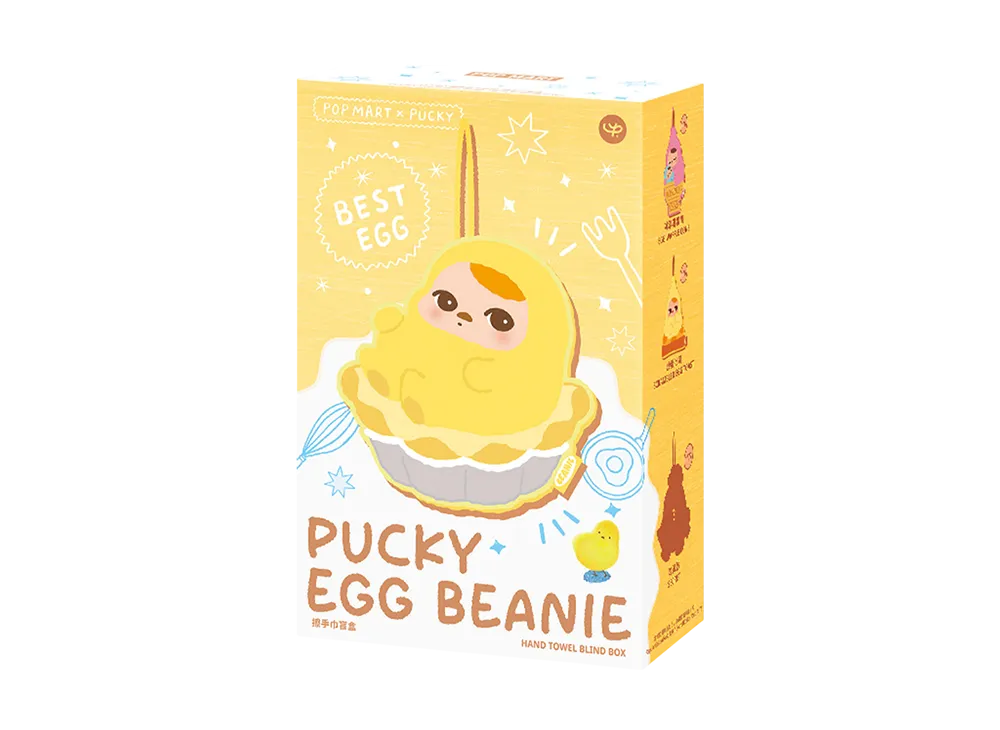 ポップマート プッキー エッグビーニーシリーズ ハンドタオル