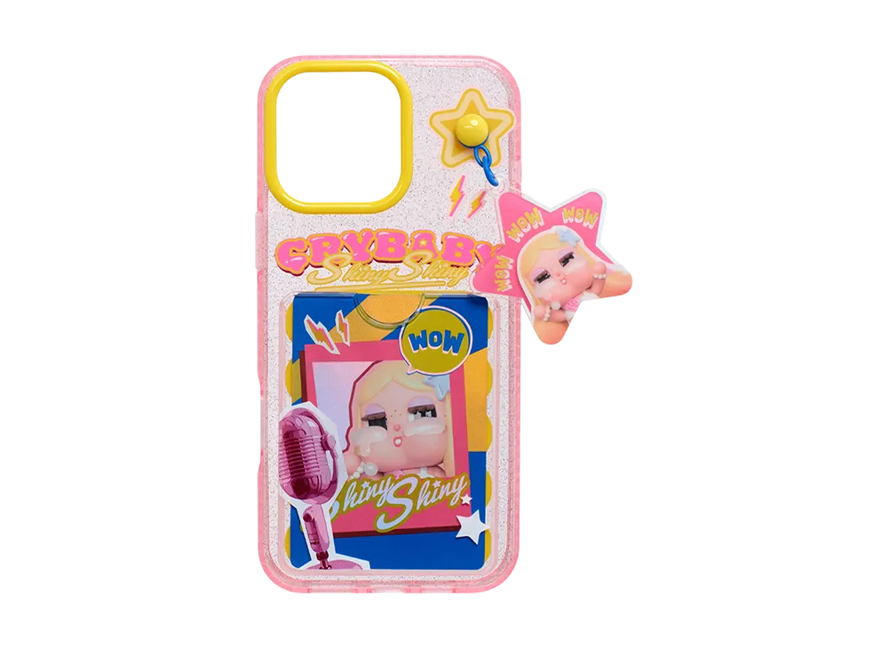 POP MART CRYBABY SHINY SHINY Series-Phone Case iPhone 15 Pro Max