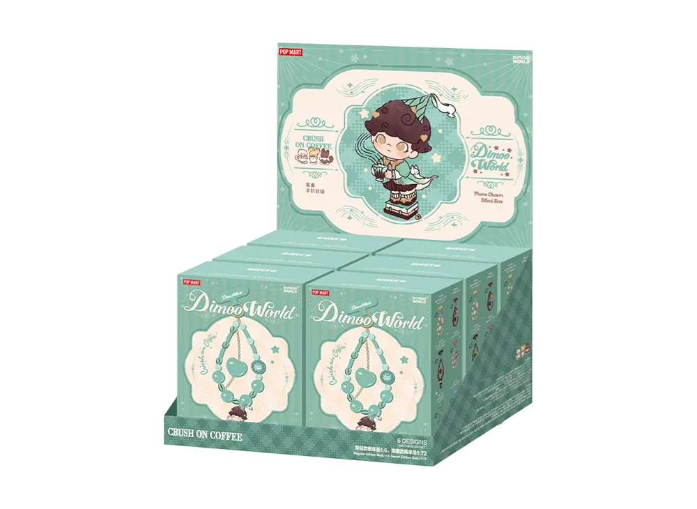 ポップマート ディムー クラッシュ オン カフェ シリーズ フォン チャーム ブラインドボックス [アソートボックス]