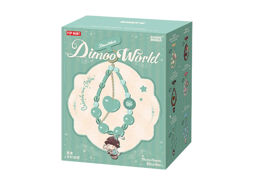 POP MART DIMOO Crush on Coffee Series-Phone Charm Blind Box [Piece]