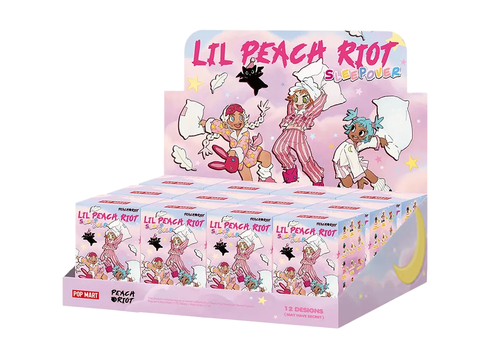 ポップマート リル ピーチ ライオット スリープオーバー シリーズ フィギュア [アソートボックス]
