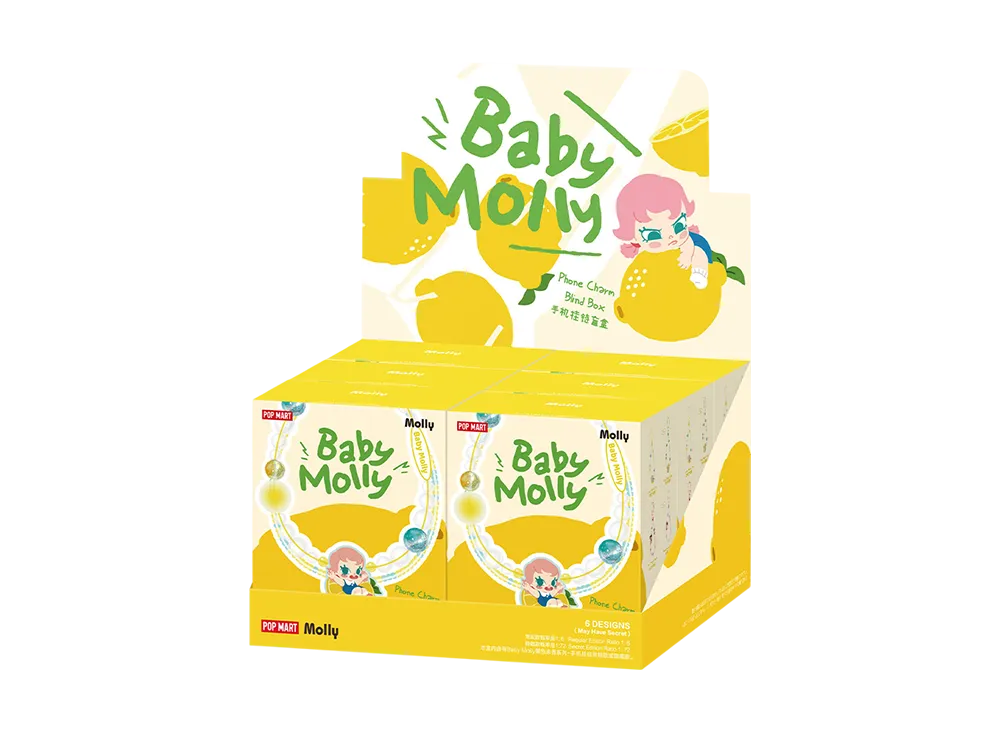 POP MART Baby Molly Fruity Aroma Series- Phone Charm Blind Box [Assortment Box]