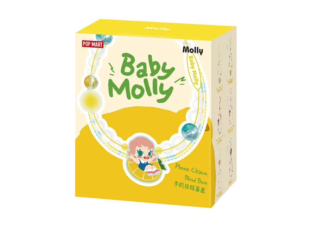 POP MART Baby Molly Fruity Aroma Series- Phone Charm Blind Box [Piece]
