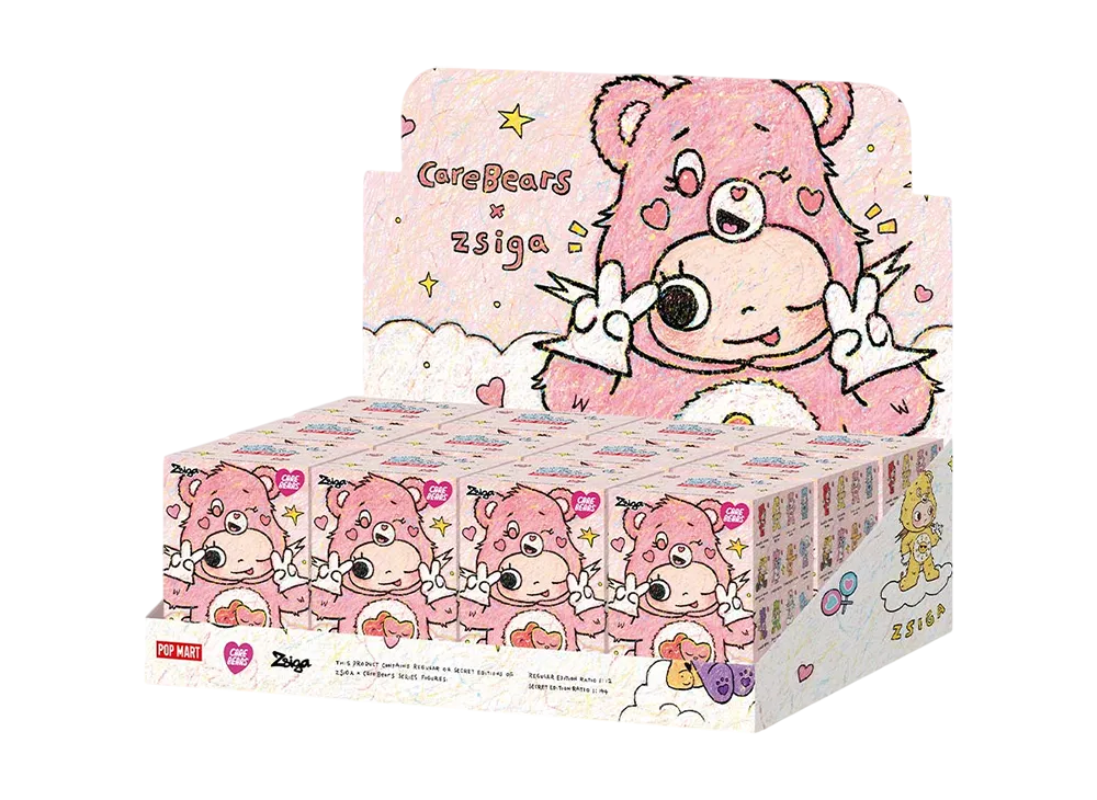 ポップマート ジィシーガ × ケア ベアーズ シリーズ フィギュア