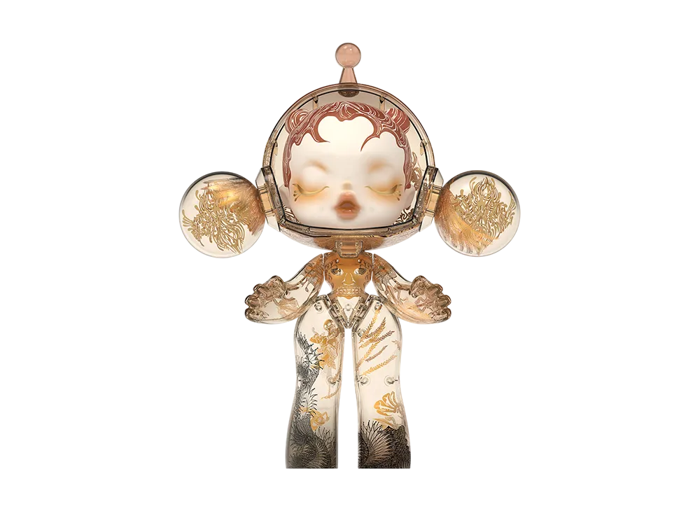 POP MART "MEGA COLLECTIONS" MEGA Alpha SKULLPANDA 400% Wu Jian'an-The Heaven of Nine Levels