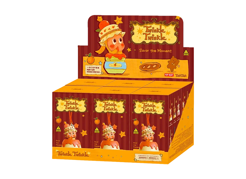 POP MART Twinkle Twinkle Savor the Moment Series-Night Light Pendant Blind Box [Assortment Box]