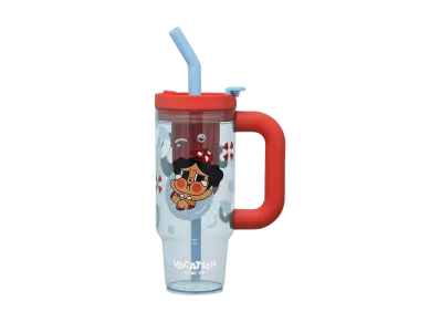 POP MART CRYBABY Vacation Mode On Series-Straw Cup
