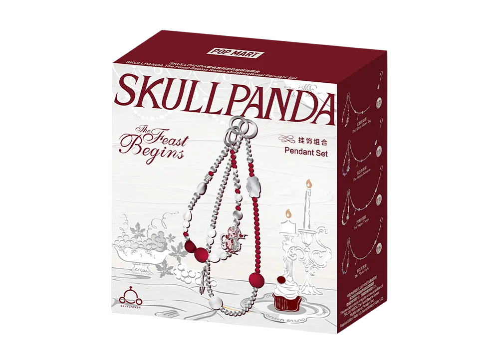 ポップマート スカルパンダ ザ フィースト ビギンズ シリーズ フィギュア ポップマート スカルパンダ ザ フィースト ビギンズ シリーズ