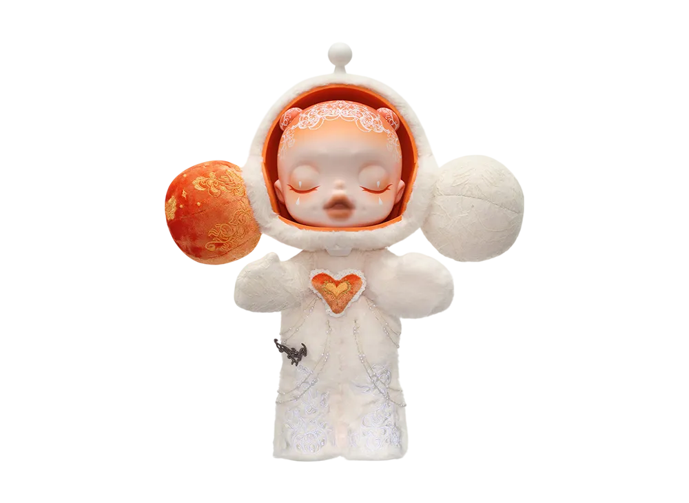 POP MART "MEGA COLLECTIONS" MEGA Alpha SKULLPANDA 400% White Moon