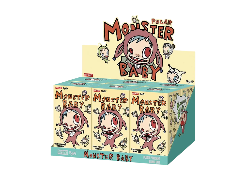 POP MART POLAR-Monster Baby Collection Series Plush Pendant Ver.1 [Assortment Box]