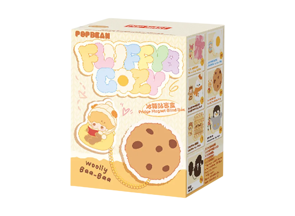 POP MART POP BEAN Fluffy & Cozy Series-Fridge Magnet Blind Box [Piece]