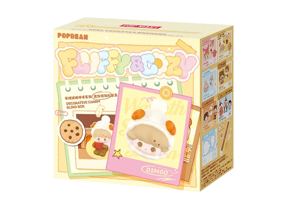 POP MART POP BEAN Fluffy & Cozy Series-Decorative Charm Blind Box [Piece]