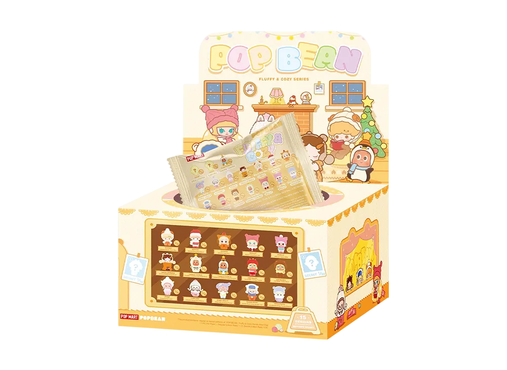 POP MART POP BEAN Fluffy & Cozy Series Blind Bag (1 PC Per Pack) [Assortment Box]