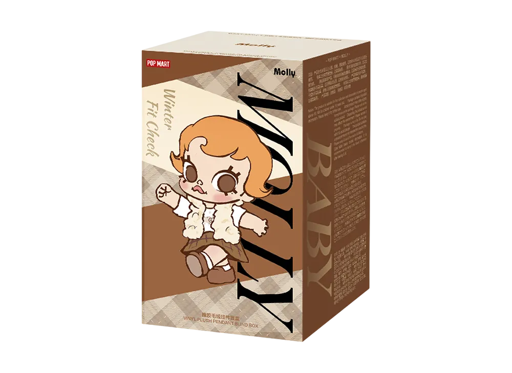 POP MART Baby Molly Winter Fit Check Series-Vinyl Plush Pendant Blind Box [Piece]