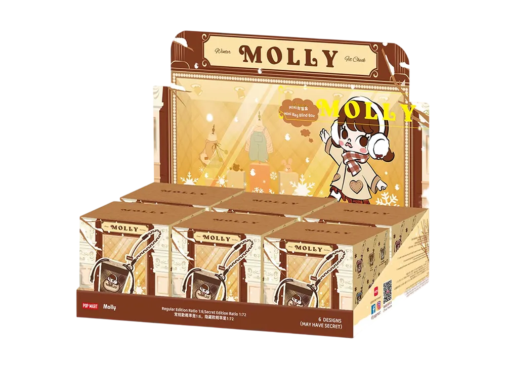 POP MART Molly Winter Fit Check Series-Mini Bag Blind Box [Assortment Box]