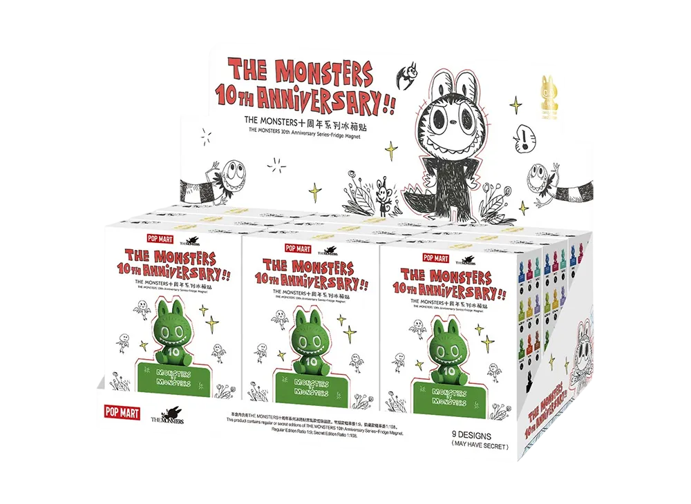 ポップマート ザ モンスターズ 10th アニバーサリー シリーズ フリッジ