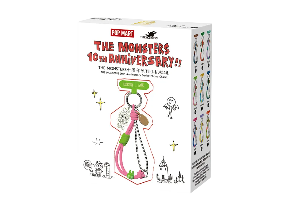 POP MART THE MONSTERS 10th Anniversary Series-Phone Charm [Piece]