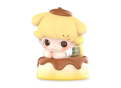 POP MART "Figurine" DIMOO WORLD x Pompompurin Figurine