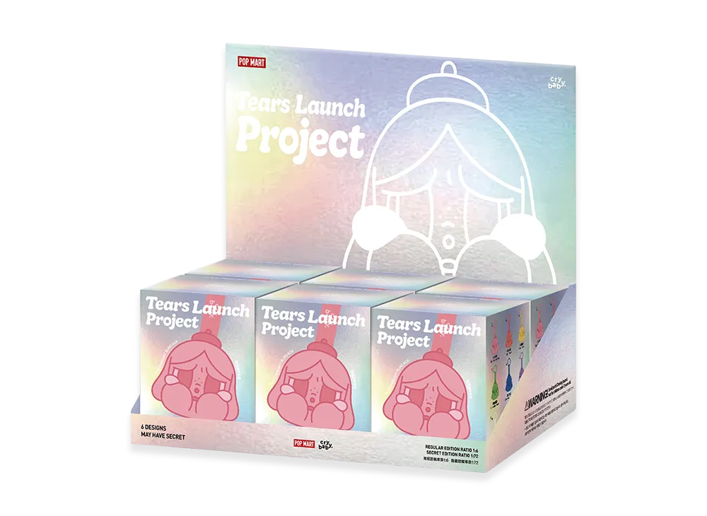 POP MART CRYBABY Tears Launch Project Series-Plush Pendant Blind Box [Assortment Box]