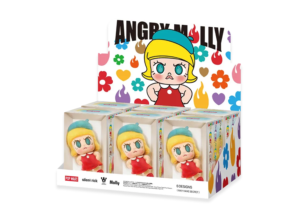 POP MART Angry Molly - Angry Energy Series Plush Pendant [Assortment Box]