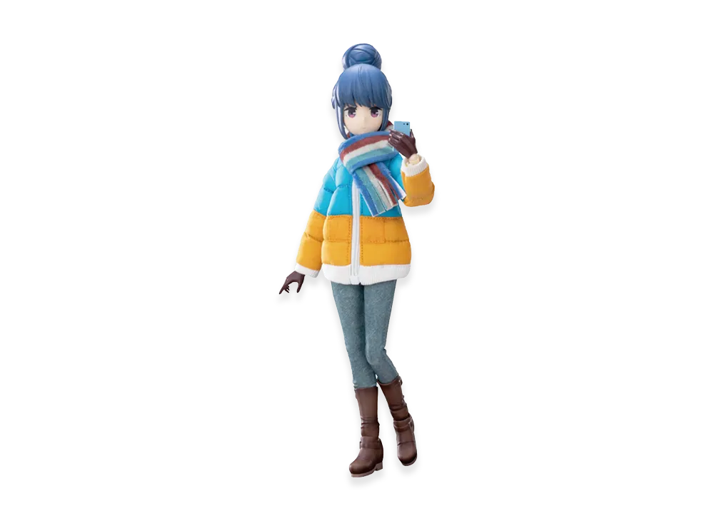 POP MART "BJD" Laid-Back Camp Serie Action Figure Rin Shima