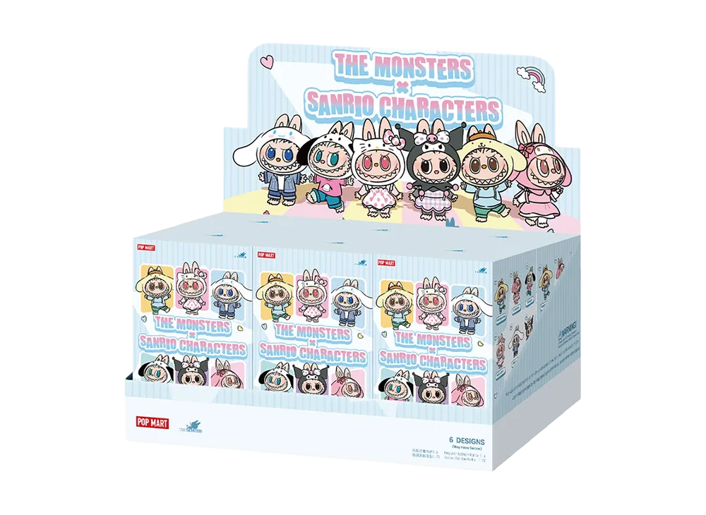 POP MART THE MONSTERS (Labubu) x Hello Kitty and Friends Series-Vinyl Plush Pendant Blind Box [Assortment Box]