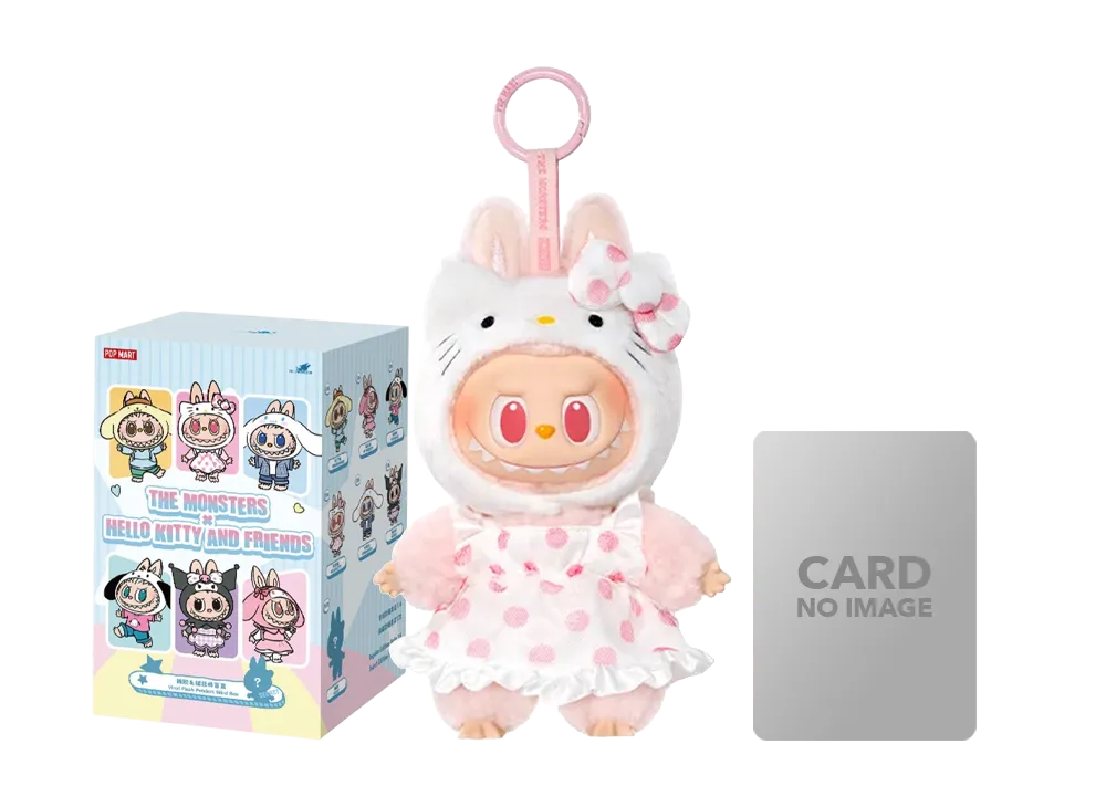 POP MART THE MONSTERS (Labubu) x Hello Kitty and Friends Series-Vinyl Plush Pendant Blind Box HELLO KITTY