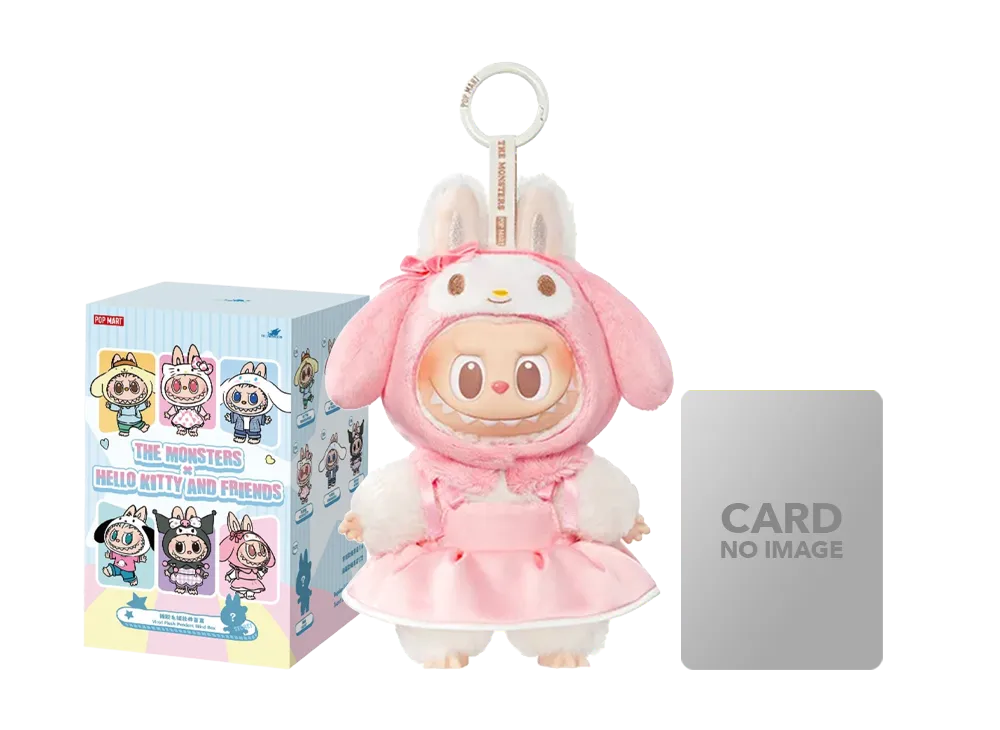 POP MART THE MONSTERS (Labubu) x Hello Kitty and Friends Series-Vinyl Plush Pendant Blind Box MY MELODY