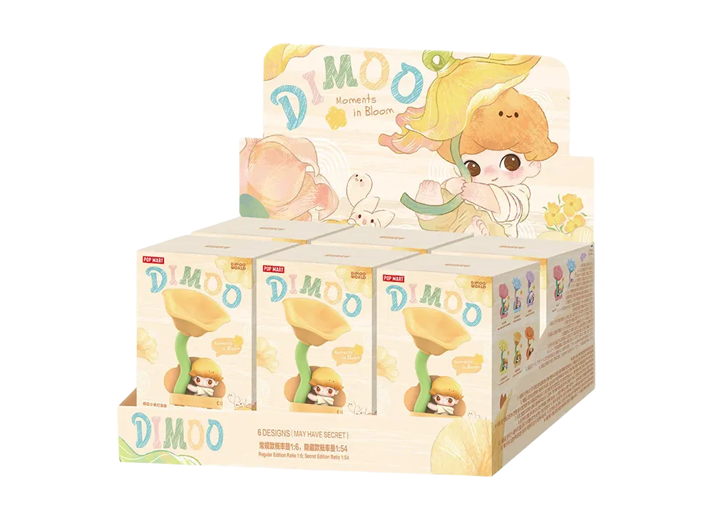 POP MART DIMOO Moments in Bloom Series - Sensor-activated Nightlight Blind Box [Assortment Box]