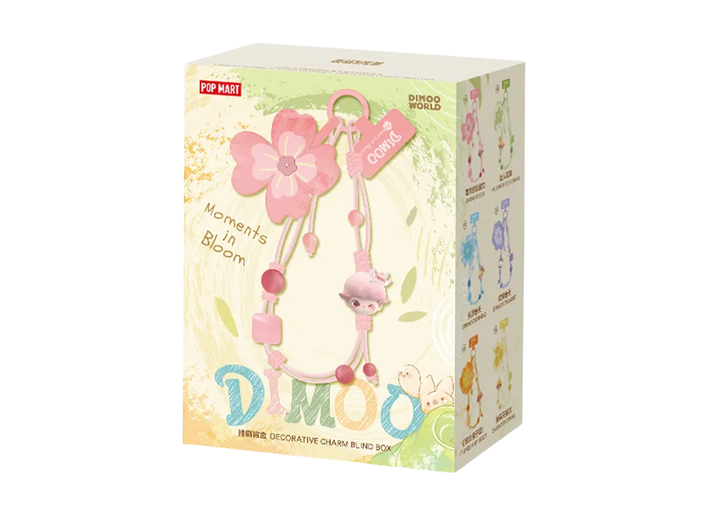POP MART DIMOO Moments in Bloom Series-Decorative Charm Blind Box [Piece]