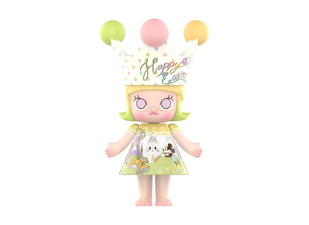POP MART "MEGA COLLECTIONS" MEGA ROYAL MOLLY 400% Mickey and Friends-Happy Easter
