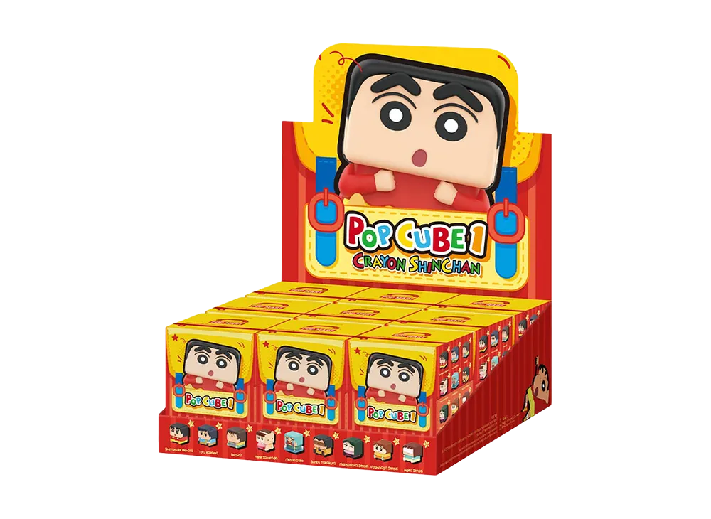 POP MART Crayon Shinchan POP CUBE-1 Series Figures [Assortment Box]