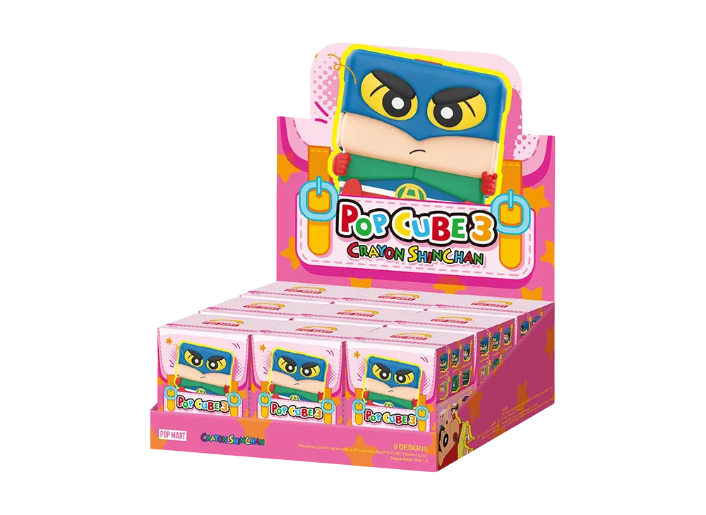 POP MART Crayon Shinchan POP CUBE-3 Series Figures [Assortment Box]
