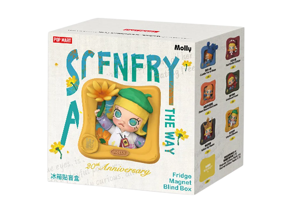 POP MART MOLLY Scenery Along the Way Series - Fridge Magnet Blind Box [Piece]