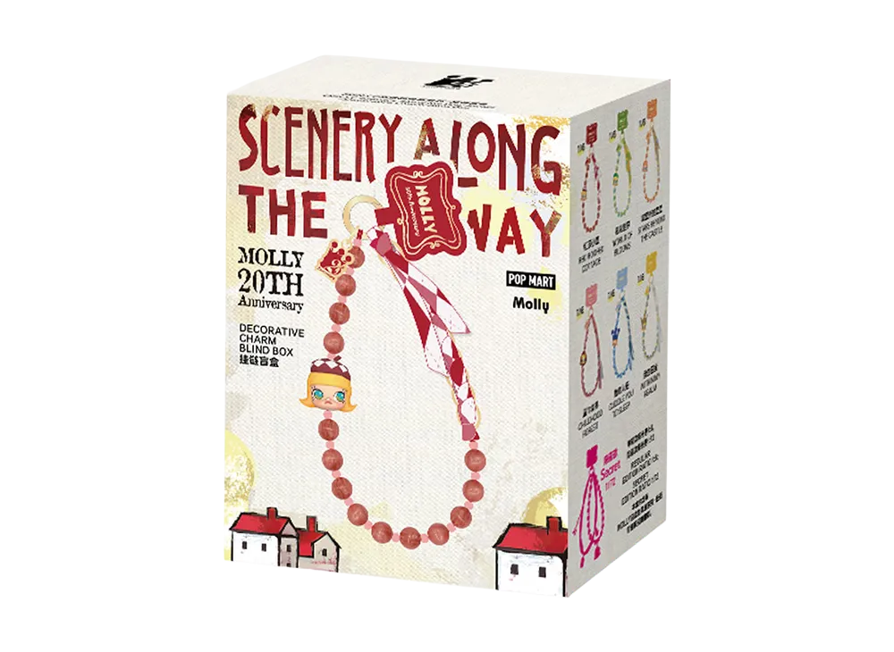 POP MART MOLLY Scenery Along the Way Series - Decorative Charm Blind Box [Piece]