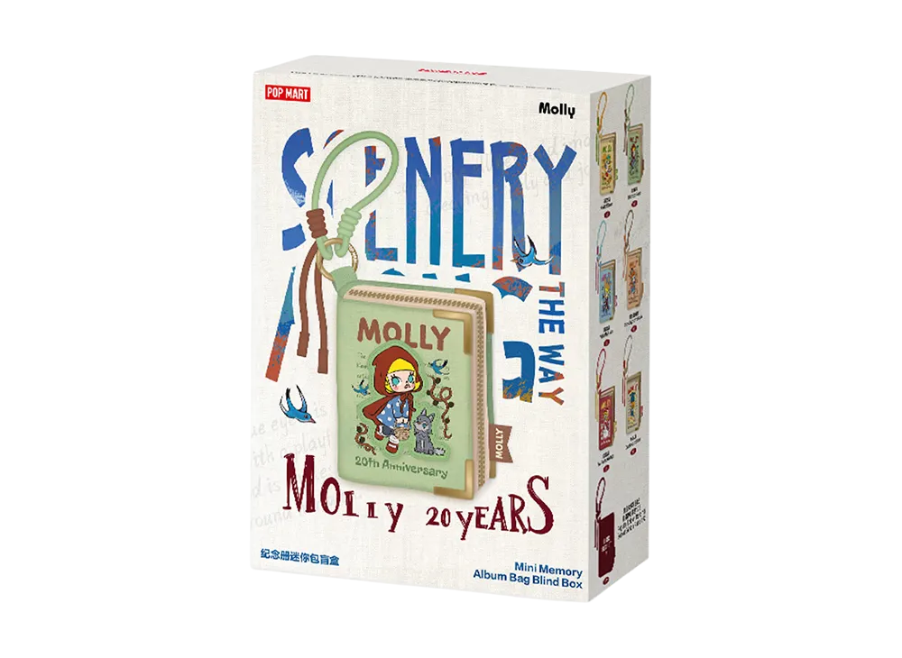 POP MART MOLLY Scenery Along the Way Series-Mini Memory Album Bag Blind Box [Piece]