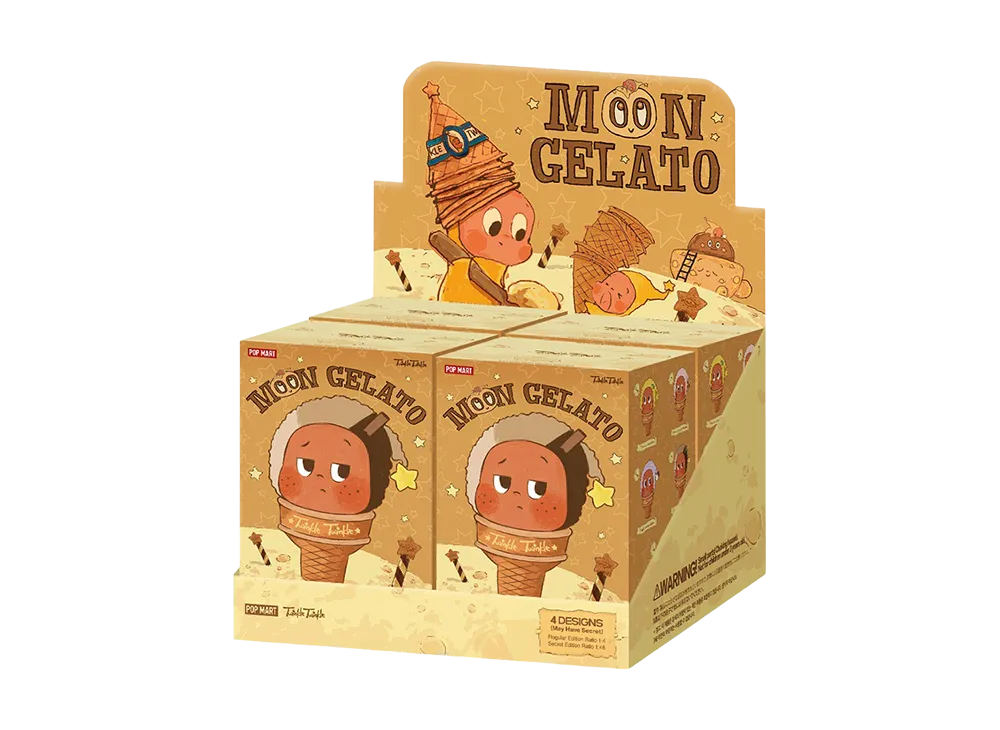 POP MART Twinkle Twinkle MOON GELATO Series-Ice Cream Plush Pendant Blind Box (Overseas Ver.) [Assortment Box]