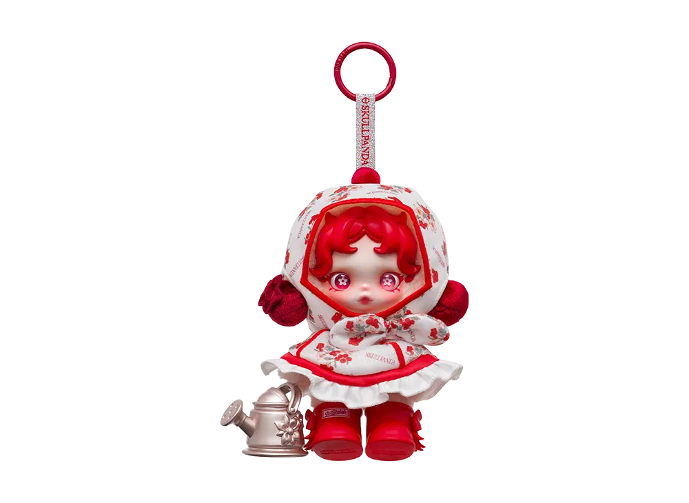 POP MART SKULLPANDA Amid Flowers Plush Doll Pendant