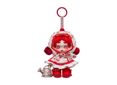 POP MART SKULLPANDA Amid Flowers Plush Doll Pendant