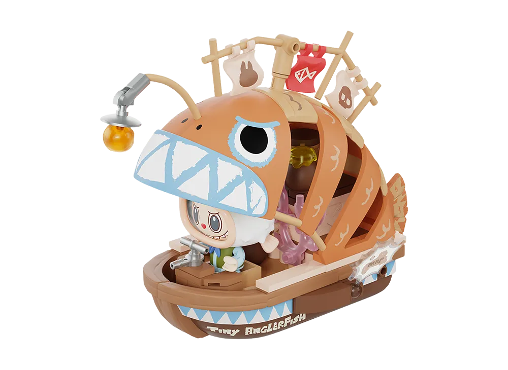 POP MART THE MONSTERS Chasing Mermaids Series Blocks The Tiny Anglerfish