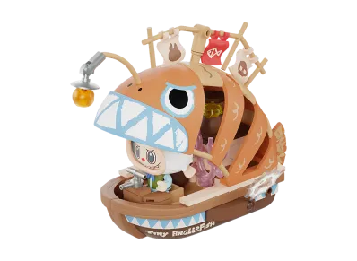 POP MART THE MONSTERS Chasing Mermaids Series Blocks The Tiny Anglerfish