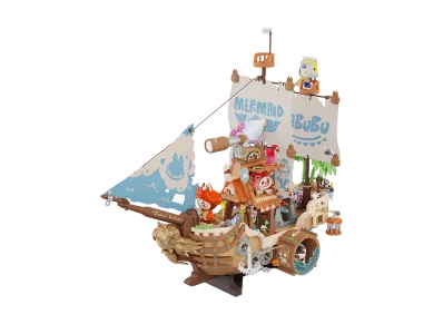 POP MART THE MONSTERS Chasing Mermaids Series Blocks The Mermaid