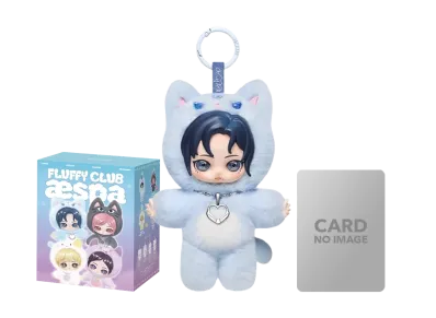 POP MART aespa Fluffy Club Series Vinyl Plush Doll Pendant Fluffy KARANGI KARINA VER.